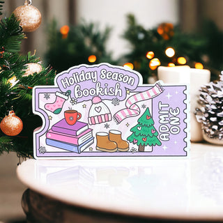 Holiday Season Ticket Sticker