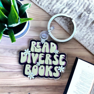 Read Diverse Books Keychain