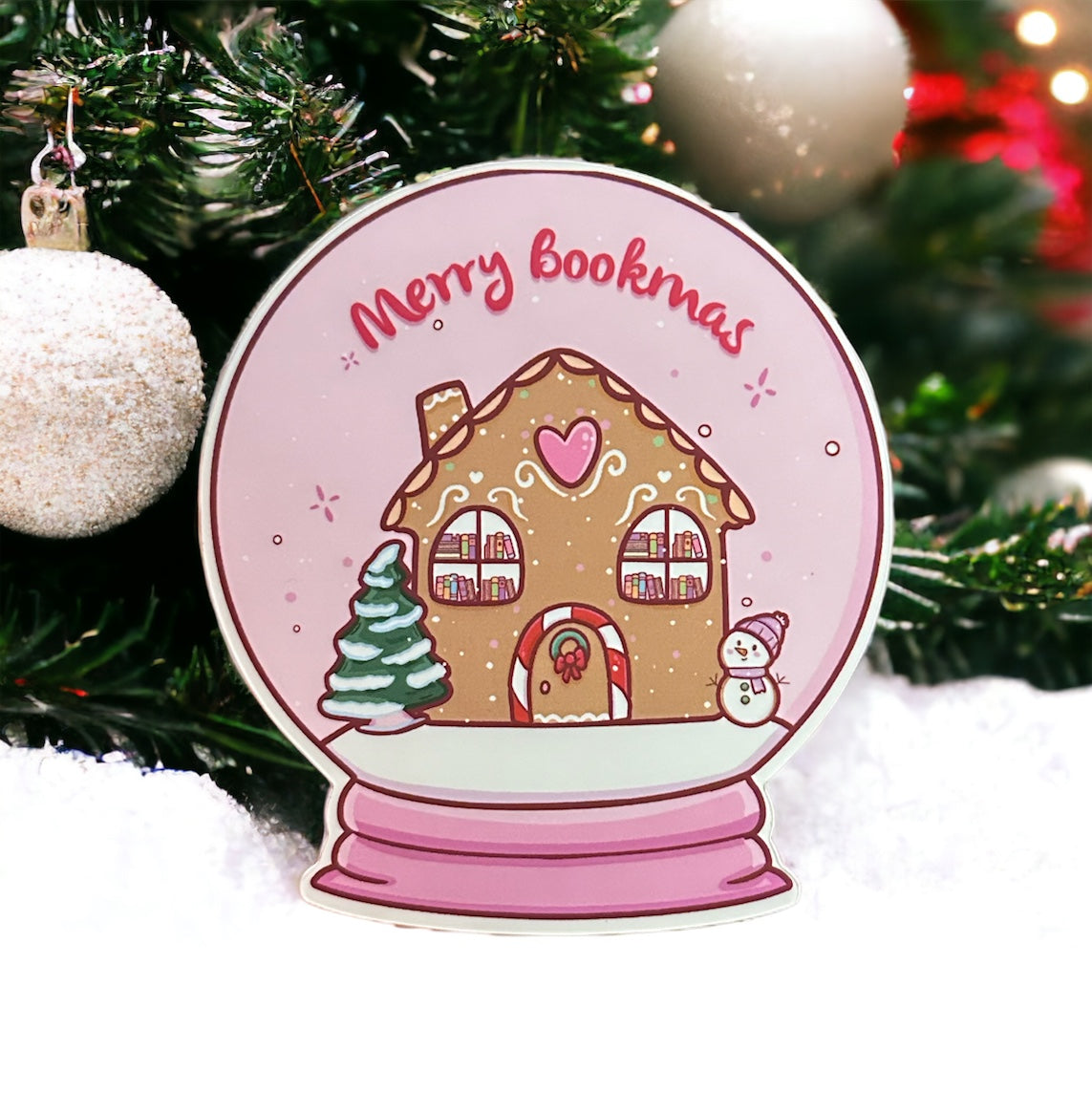 Merry Bookmas Sticker